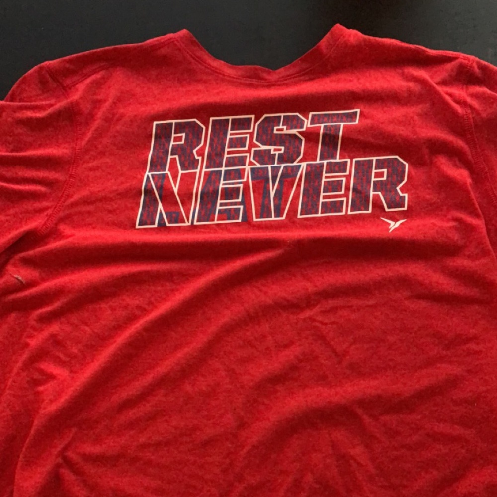 Red old navy shirt